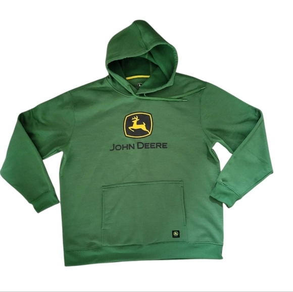 John Deere Other - John Deere Green Sweatshirt Hoodie Shirt Tractor Barn Farm Men Extra Large XL JD